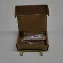 Ravinte 5 Pack Solid 4 Inch Square Cabinet Handles - Brushed Brass Drawer Pulls - Kitchen Hardware (4" Hole Center)