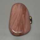 Women Elegant Acrylic Stone Shape Chain Crossbody Bag Chic Marble Shell Purse Wedding Handbag for Banquet Party (Dusty Rose)