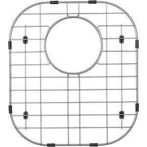 Serene Valley Sink Protector Grid 11-11/16" x 13-3/16", Rear Drain with Corner Radius 3-1/2", 304 Stainless Steel Material NLW1311R