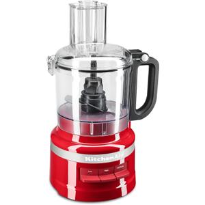 KitchenAid KFP0718ER 7-Cup Food Processor Chop, Puree, Shred and Slice - Empire Red