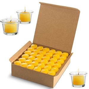 Amazon.com: Candle Charisma Citronella Scented Votive Candles - 10 Hour Burn time - Set of 72 for Dinner, Wedding, Halloween and Holiday Decorations : Home & Kitchen