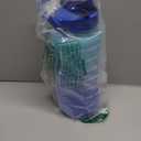 EYQ 64oz/128oz Leakproof Free Drinking Water Bottle with Motivational Time Marker BPA Free for Fitness, Gym and Outdoor Sports (04Green/Blue Gradient)