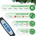 wolezek Grow Lights for Indoor Plants, 2 Pack 6000K LED White Plant Grow Lights Indoor, Full Spectrum Grow Lamp with Clip, Auto ON & Off Timer 6/12/16H, 3 Modes, 5-Level Dimmable Brightness