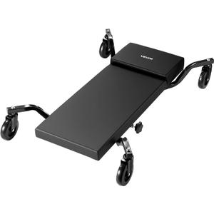 VEVOR 40 in Mechanic Creeper with 4 Large Wheels, 400 lbs Low Profile Under Car Garage Roller, Rolling Creeper with Raised Headrest, Manual Brake for Auto Repair