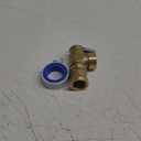 30 PSI Pressure Relief Valve with 3/4" NPT Female Thread Pipe Adapter, 3/4" NPT Brass Boiler Relief Valve with PTFE Thread Seal Tape for Hot Water and Cold Water Systems