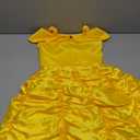 Princess Costume Dresses for Girls Costumes Halloween Cosplay Birthday Outfit Yellow, Size 130