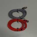 DDIYYI USB C Cable 6ft, 2-Pack USB to USB C Fast Charging Cable Braided Charger Cord for iPhone 17 Air 17 16 Pro Max, Samsung, Pixel 9