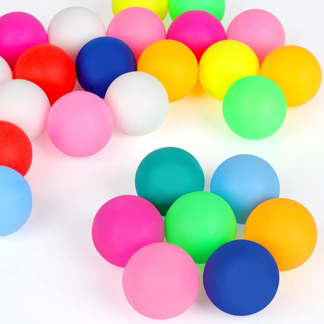 Guirnd 28 Pcs 40mm Ping Pong Balls for Table Tennis, Games, Arts, Kids, and Pet Toys (Mix colors)