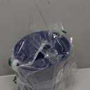 UUJOLY Small Trash Can Wastebasket Garbage Can Container Bins for Bathrooms, Laundry Room, Kitchens, Offices, Kids Rooms, Dorms (Navy Blue) (1 Pack)