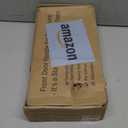 Front Door Handle No Lock, Matte Black Entry Door Lock Set with Reversible Handle, Exterior Door Lock Set Compatible with Keypad Deadbolt/Compatible with Mechanical Deadbolt