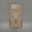 SUPFINE Magnetic for iPhone 17 Pro Max Case (Compatible with MagSafe)(Military Grade Drop Protection)(Camera Protection) Translucent Matte Shockproof Phone Cover,Desert Gold