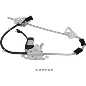FINDAUTO 741-538 Front Left Side Power Window Regulator With MotorFit for 1987 1988 1989 1990 1991 1992 1993 1994 1995 1996 for Jeep Cherokee,1987-1992 for Jeep Comanche