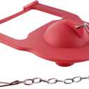 Hibbent 2 Inch Toilet Flapper Replacement Compatible with Kohler Hinge-style parts 84995 and 1000490 Toilet Flapper, High Performance with Stainless Chain, Easy to Install