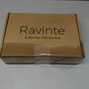Ravinte 45 Pack Solid 3 Inch Center to Center Slim Square Bar Drawer Handles - Cabinet Hardware in Matte Black - Kitchen Handles and Pulls