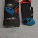 NexiGo Gripcon Switch Controller for Handheld Mode, Ergonomic Controller for Nintendo Switch with 6-Axis Gyro, Dual Motor Vibration, Compatible with All Games of Switch, Not for OLED