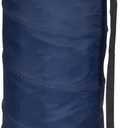 Household Essentials Rolling Pop Up Hamper, Drawstring Closure with Shoulder Strap and Removable Wheels, Blue