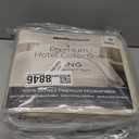 Mueller Ultratemp King Size Sheets Set, Super Soft 1800, 6 Piece, Deep Pocket up to 16" Bed Sheets, Transfers Heat, Breathes Better, Hypoallergenic, Wrinkle, Cream