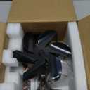 HIDALIFE Wood Stove Fan, Fireplace Heat Powered Fan with Bracket Compatible for Buddy Heater,Thermal Stove Blower for Gas Pellet Wood Burner-6 Blades