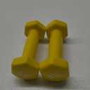 Amazon Basics Vinyl Coated Dumbbell Hand Weights, 2 Pounds, Pair