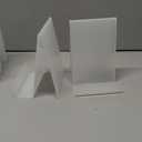 Book Easel Stand with Ledge Clear Easels Plate - 12 Pack for Books Display, Music Sheets, Artworks, CD, Tablet Holder, 4*6 inch