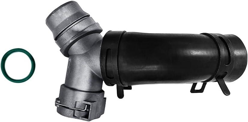 Engine Heater Hose Assembly with Engine Coolant Pipe O-Rings,T-Connector Hose for 2011-2020 Ford F150 F-150 Mustang 5.0L Pickup DR3Z8566A DR3Z8566B Thermostat Hose T-Connection BR3Z-8566-B