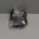 WILLBOND 36 Pieces Christmas Poinsettia Flowers Artificial Ornaments Glitter Christmas Decorations Tree Wedding New Year(Black)