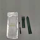 BINLUN Leather Watch Bands Quick Release Premium Calfskin Replacement Watch Strap Multicolors Watchbands for Men Women 12mm 14mm 16mm 18mm 19mm 20mm 21mm 22mm (Green)