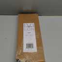 Ivilon Drapery Window Curtain Rod - End Cap Style Design 1 Inch Pole. 72 to 144 Inch Color Black