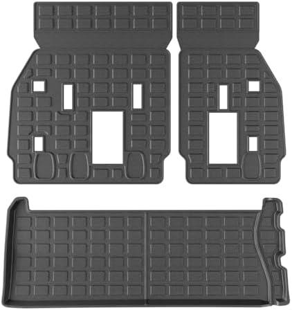 powoq Cargo Mat Trunk Mat Compatible with 2021-2024 2025 2026 Toyota Sienna
Bundle with Cargo Liner Backrest Trunk Liner TPE All Weather Replacement for 2021-2026 Toyota Sienna 7&8 Seats Accessories