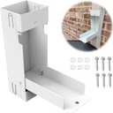 Rainwater Collection System, Rain Diverter for Downspout Fits 3" x 4" Standard Downspout, Rain Barrel Downspout Diverter