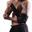 TAVIEW Elbow Sleeves with Adjustable Wrap, 5mm Neoprene, 7mm Compression Support Brace for Weightlifting (1 Pc, Size L)