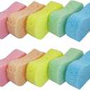 Lantee Large Sponges - Car Cleaning Supplies - Big 10 Pcs High Foam Cleaning Washing Sponge Pad for Car, Household Cleaning and Water Games