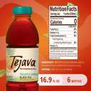 Tejava Pineapple Mango Black Tea, 6 Pack 16.9 oz PET, Unsweetened, Ready-to-Drink Premium Iced Tea (EXP 08/12/26)
