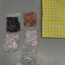 1000 Pcs Letter Beads Acrylic Cube Beads Alphabet Bead Number Bead with Elastic String for Jewelry Making