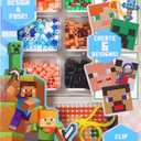Tara Toy Minecraft Pixel Art Bead Kit 2500+ Beads, Templates & Pegboards Build Minecraft Pixel Characters & Tools Creative Craft Toy for Kids Ages 6