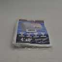 TARPAL 4x6 Feet White Tarp Waterproo Small tarps Multipurpose Protective Cover All Purpose Poly Tarps Cover for Firewood Outdoor Furniture etc