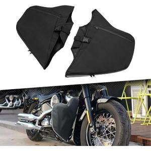 Soft Lowers Chaps Engine Bar Covers Leg Warmers Fit For Harley Softail Breakout Street Bob Fat bob 2018-2024