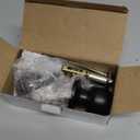 BESTTEN Keyed Entry Door Knob, Entrance Door Lock, Standard Ball, All Metal, Matte Black