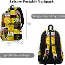 Fire Softball School Backpack for Girls Bookbag, 17 Inch Softball Backpack for School, Kids Softballs Sports Theme Laptop Back Pack for School Travel Hiking Camping