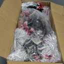 Christmas Candle Holder 3 Candle Holders Xmas Table Centerpiece with Snow Flocked Pine Branches,Pinecones, Red Berries