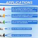 Tool Daily Foam Cannon with Dual Connector Accessory, 1/4 Inch Quick Connector, 5 Pressure Washer Nozzle Tips, 1 Liter