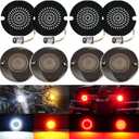 2024 Brightness 3 1/4" LED Turn Signals 1157 Led Lights Compatible for Harley Davidson Road King Electra Glide Ultra Classic Custom Dynamic Road Glide