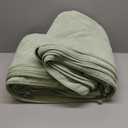 18 Piece Family Bath Towel Set Include 6 Bath Towels,6 Hand Towels and 6 Washcloths Soft Bathroom Towel with Hanging Loops,Highly Absorbent Quick Dry Towels Set for Bathroom,Hotel and Spa-Green