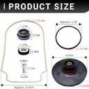 073127 Impeller Replacement Kit Fits for Pentair Whisperflo 075713 071444 PS-1000 357102 071652 Pool and Spa Pump Impeller Replacement 073127 Kit
