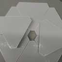 Triangle LED Light Panels, Triangle Lights with 6 Connection Ports, Real RGBIC Gaming Lights for Gaming Setup, Smart Wall Lights for Bedroom App Control Music Sync for Gaming Room Streaming, 6 Pack