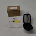 Upgrade SL-591 Car Key Lock Box, Car Window Lock Box for Turo, Car Window Punch Button LockBox, Vehicle Window Key Box, Vehicle Window Lock Box fit for Ride Share, Turo, GetAround (Gray)