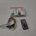 Honeywell 8.2ft USB Powered LED RGB Strip Lights for Home Decor, Mounted Under Cabinet Lights, with 4 Sound Sync Music Modes, Remote Control & Dimmable Lights