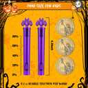 400 PCS Halloween Mini Bubble Wands, Halloween Party Favors for Kids, Bubble Wand Bulk for Goodie Bag Stuffers, Trick or Treat, Halloween School Classroom Prizes Gifts for Boys Girls(10 Colors)