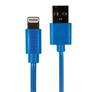 CELLCandy USB-to-Lightning Sync/Charge Cable for Apple iPhone 5 - Tropical Blue