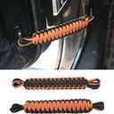 Door Limiting Straps Compatible with 1997-2024 Jeep Wrangler TJ JK JKU JL JLU & Gladiator JT, Interior Accessories Swing Door Check Limiter, Orange, 2 Pack